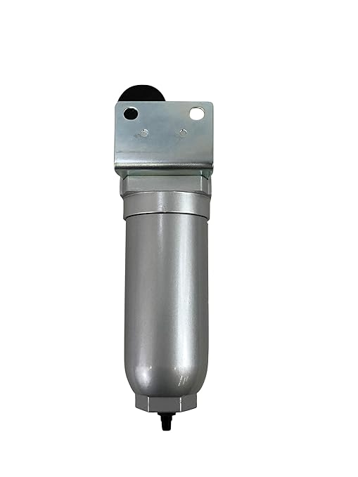 1/2" NPT Industrial Coalescing 0.01u Micron Filter Removes 99.98% of Oil, Moisture Vapor, Aerosols from Compressed Air Lines, 11oz Bowl, Auto Drain