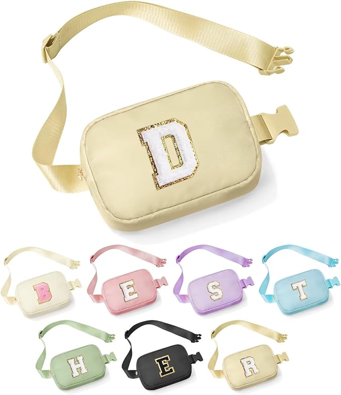 YOOLIFE Fanny Packs - Crossbody Belt Bags for Women, Khaki, Small Sling Bags for Travel & Gifts