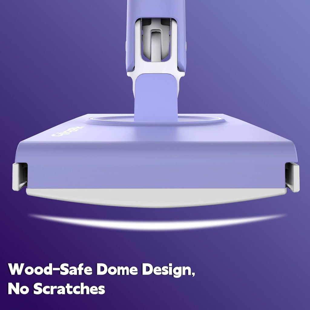Sweeper Mop, Touch-Free Attach & Remove Cloth Instantly, Compatible with Swiffer Pads, Clamp Clip Dust Mop for Kitchen House | Dorm | Classroom Wood Hardwood Floor Wall Cleaning, Rugular Size 50 inch