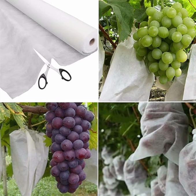 Agfabric Plant Covers Freeze Protection Row Cover Sun Protection 1.2oz 10'x100' Frost Blanket for Freeze Protection,Frost Cloth for Plants,White