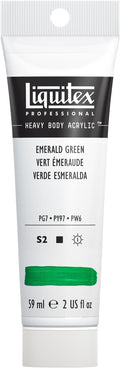 Liquitex Professional Heavy Body Acrylic Paint, 2-oz (59ml) Tube, Emerald Green