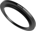 43-52mm Metal Step-Up Ring Adapter Compatible with Mirrorless Cameras DSLR Lens, UV CPL ND Filter Thread Converter, Black