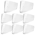 8 Pcs Face Shield Replacement Window Compatible with Jackson Safety Premium Face Shield Mask, Protective Lens for Grinding and Welding, Durable and Scratch-Resistant, Clear Tint, Uncoated