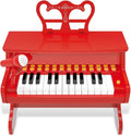 Kids Keyboard Piano for Kids - Upgraded Red Digital Musical Keyboard Piano Instrument Toys for 2 3 4 5 6 7 Years Old Beginners Educational Instruments Birthday Gift for Girls and Boys