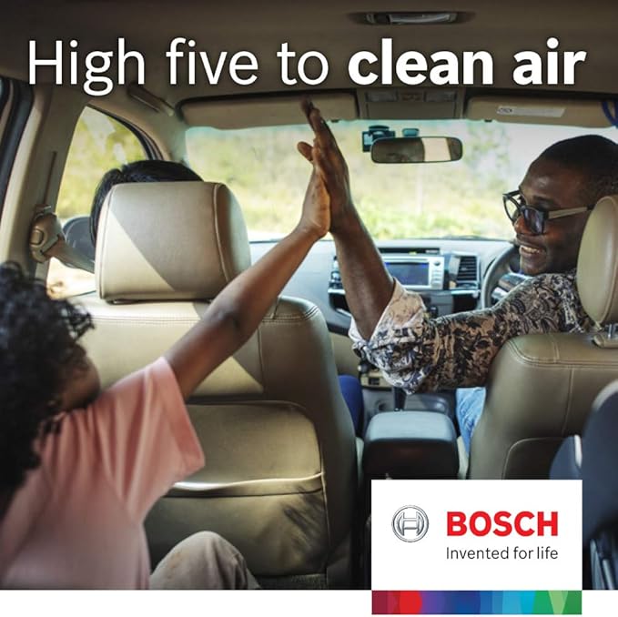 BOSCH 6042C HEPA Cabin Air Filter - Compatible with Select Hyundai Santa Fe; Kia Sorento (Pack of 3)