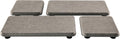 Set of 4 Water Absorbent Diatomite Coasters, Diatomaceous Earth Kitchen Soap Dish, Bathroom Trays, Water Absorbing Stone Used for Hand Soaps & Plants & Toiletries in The Modern Home