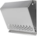 Vent Systems 4" Inch Air Supply Vent Cover with Rubber Gasket - Stainless Steel - Robust Weatherproof Outdoor Air Intake Box - Duct or Surface Mounting - Rain and Snow Protection