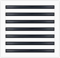 BUILDMART - 14x14 Modern AC Vent Cover - Decorative White Aluminum Air Vent - Standard Linear Slot Diffuser - Heating and Cooling Register Grille for Ceiling, Walls & Floors - Texas Buildmart