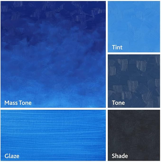 Tusc & Pine Artist Oil Paint - Cobalt Blue, 40 ml, Non-Yellowing, Rich & Creamy Consistency, Maximum Pigment Load, Small Batch Milled Oil Paints Made in the USA for Professional Artists