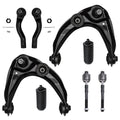 Detroit Axle - 8pc Front End Suspension Kit for Ford Fusion Lincoln MKZ Zephyr Mercury Milan 2 Upper Control Arms w/Ball Joints