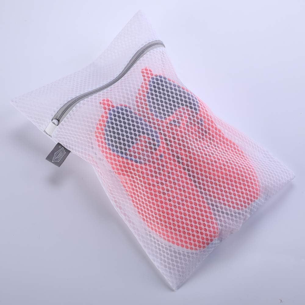 Kimmama Laundry Bags Mesh Wash Bag, Lingerie Bags for Washing Delicates, Net Washer Sack with Zipper, Dryer Pouch for Cleaning and Drying Cloths, Garment, Sweater, Bra, Pant, Sock, Toys, Hat