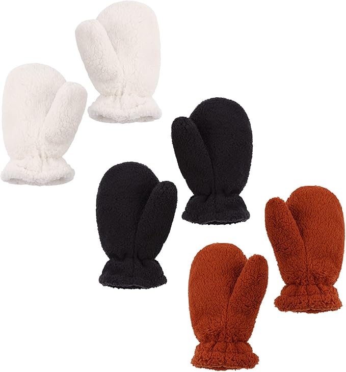 Zsedrut Baby Boys Winter Glove Warm Toddler Infant Girls Mittens Fleece Lined Gloves 1-7 Years