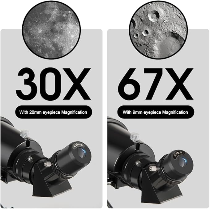 Telescope for Adults, 90mm Aperture 600mm Refractor Telescope for Kids and Beginners, Telescopes for Adults Astronomy with Handbag and Phone Adapter