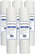 Pack of 5 Compatible Replacment filter set for GE GXWH04F GXWH20F GXWH20S GXRM10 GX1S01R Compatible Filters, 5 Micron Water Filter Cartridges by IPW Industries Inc.