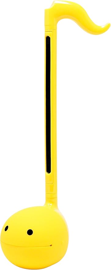 Otamatone Classic [English Edition] Yellow Japanese Electronic Musical Instrument Portable Synthesizer from Japan Maywa Denki for Children and Adults Gift