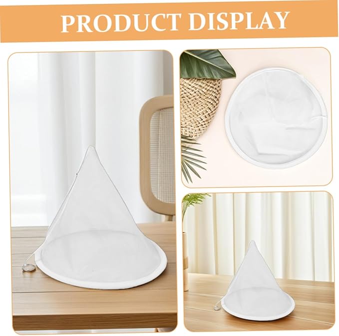 3pcs Honey Filter Mesh Mesh Conical Nylon Strainer for Enhanced Filtration Portable Honey Extracting Tool for Beekeeping and Kitchen Use and Liquid Strainer