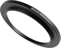 46-55mm Metal Step-Up Ring Adapter Compatible with Mirrorless Cameras DSLR Lens, UV CPL ND Filter Thread Converter, Black