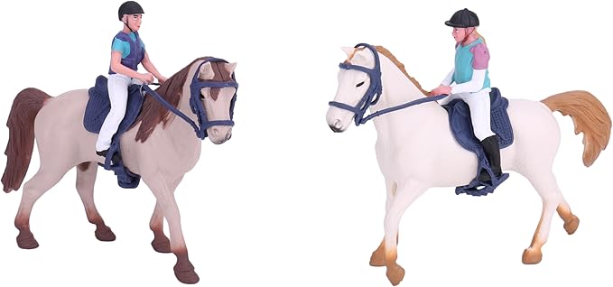 Horse Stable Playset, Pretend Play Toys Animal Toys Set for Boys and Girls 3+ Birthday Gifts