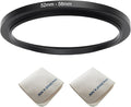 52mm Lens to 58mm Camera Lens Adapter 52mm to 58mm Step Up Ring Adapter Ring for All Brands of UV ND CPL, with Premium Lens Wiping Cloth 2 Pack (52mm-58mm)