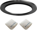 82mm Lens to 105mm Camera Lens Adapter 82mm to 105mm Step Up Ring Adapter Ring for All Brands of UV ND CPL, with Premium Lens Wiping Cloth 2 Pack (82mm-105mm)
