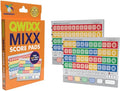Gamewright Qwixx Mixx - Genuine Enhanced Game Play Add-On Replacement Scorecards for Qwixx - A Fast Family Dice Game, 8 + years