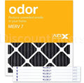 AIRX FILTERS WICKED CLEAN AIR. ODOR 18x20x1 MERV 7 Carbon Pleated Air Filter Great For Homes With Dogs Cats & Pets - Made in the USA - Box of 6