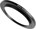 49-62mm Metal Step-Up Ring Adapter Compatible with Mirrorless Cameras DSLR Lens, UV CPL ND Filter Thread Converter, Black