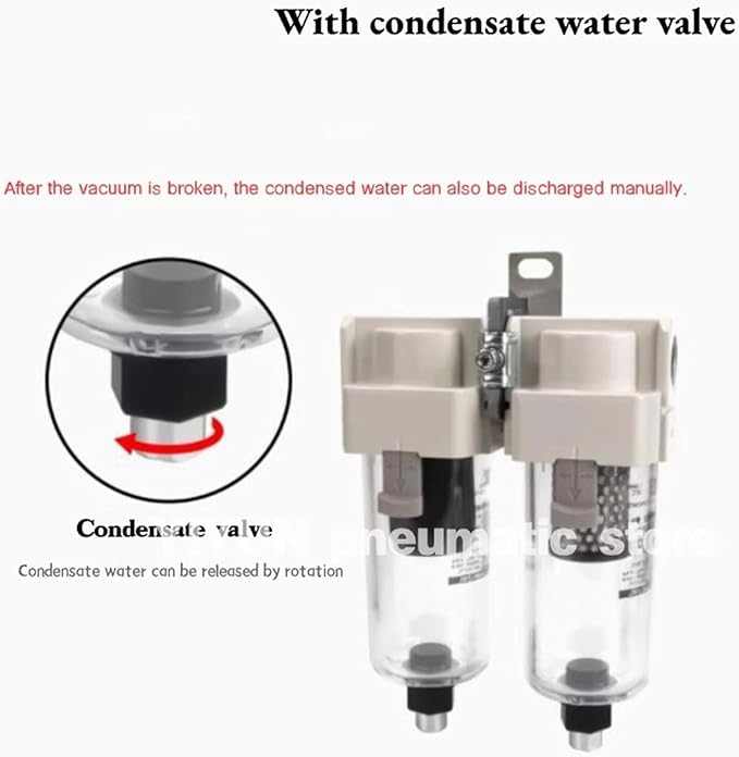 AMJ3000-03B/-03B-C,AMJ4000-04B/-04B-C,AMJ3000/4000 filter element type, water droplet separator for vacuum,AMJ series(AMJ4000-04B)
