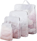 GWT 4Pcs 3D Mesh Laundry Bags with Hanging Handles (S/M/L/XL) - Durable Zippered Wash Bags for Delicates, Shoes & Bulk Clothes - Space-Saving Foldable Design