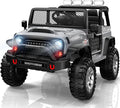 L8 2 Seater Ride On Car, 12V Kids Electric Car w/Remote Control, 4-Wheel Suspension, Bluetooth Speaker, Multi Music Modes, 3 Speeds, LED Lights, Xmas & Birthday Gift Ideas for Kids Ages 3+