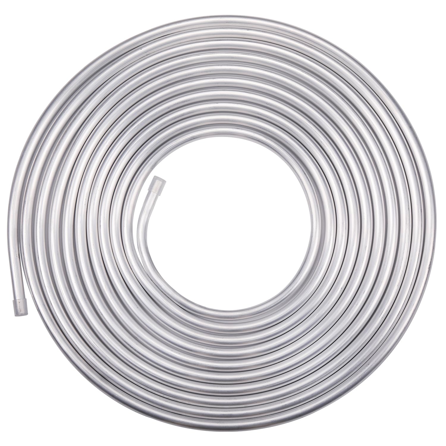 Podavelle 5/16 OD Aluminum Hard Fuel Line Hardline Tube Tubing Coil 10 Feet Roll