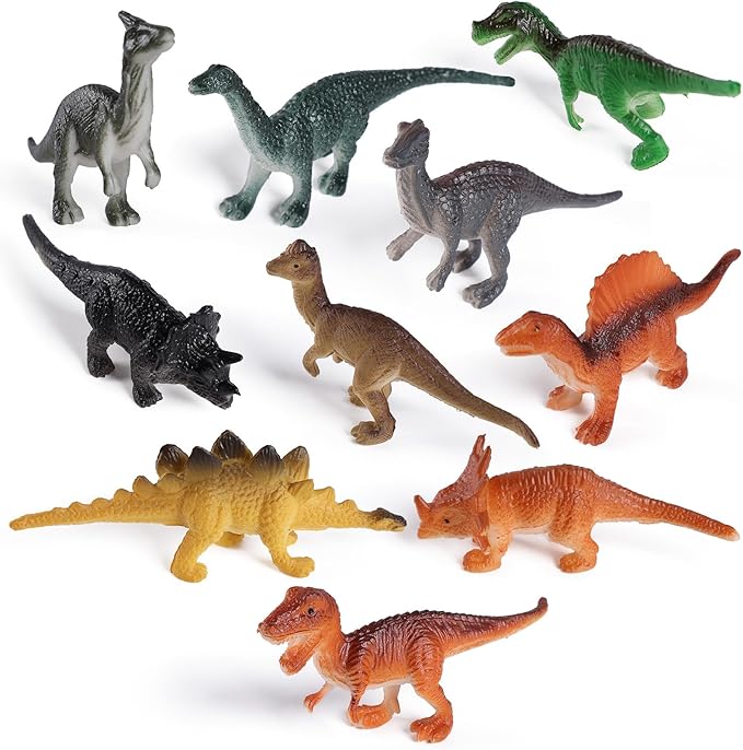 MEROCO Dinosaur Animal Flash Cards for Toddlers with Figurines Animal Matching Game Learning Cards Travel Game Preschool Learning Science Toys for Kids Plastic Materials
