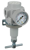 PneumaticPlus SAR Series T-Handle Compressed Air Regulators - NPT Thread Sizes, T-Handle, Gauge & Bracket Included (3/4" NPT)