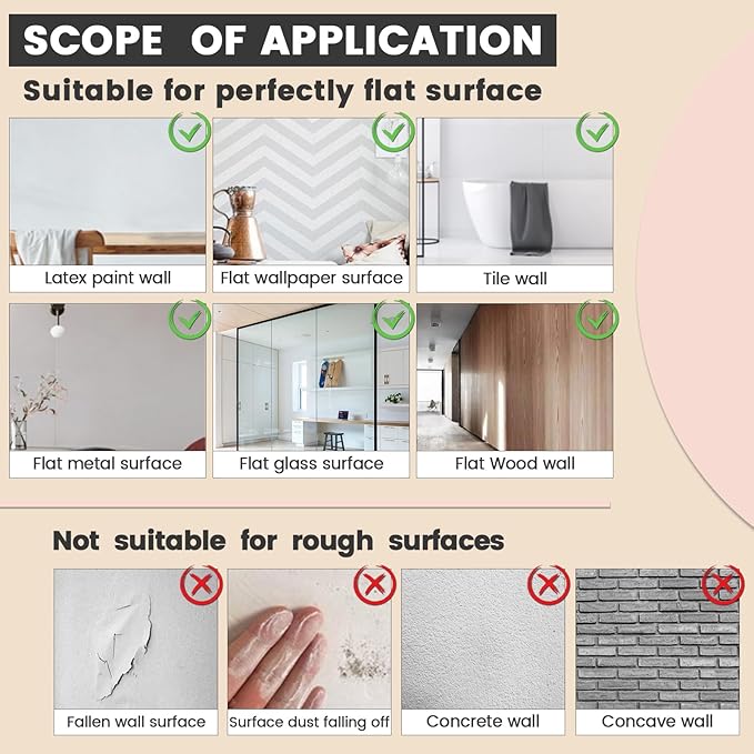 Acrylic Self Adhesive Mirror Sheet for Wall, Plastic Non Glass Sticky Kid Safety Mirror Tiles for Wall 16x47 inch 4 Pcs