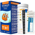 Aquarium Test Kit |150 Strips | Aquarium Test Strips 11-in-1 | Quick Accurate Freshwater&Saltwater Fish Tank Water Test Testing Kit for Ammonia,pH,Nitrate,Nitrite,Hardness,Chlorine,Carbonate