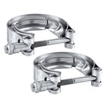 EVIL ENERGY V Band Clamp for Flange Kit Stainless Steel (2, 2.0)