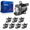 KAX Set of 6 Ignition Coils & Iridium Spark Plugs w/Magnetic Socket for Volvo XC60 XC70 XC90 2007-2016 3.2L 3.0T, S60 S80 2007-2