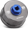 WORKPRO Oil Filter Wrench for Toyota Lexus..., 64mm 14 Flute Precision CNC Machined Aluminum Oil Filter Removal Tool for Toyota Camry, Tundra, Tacoma, 4Runner, RAV4 and More