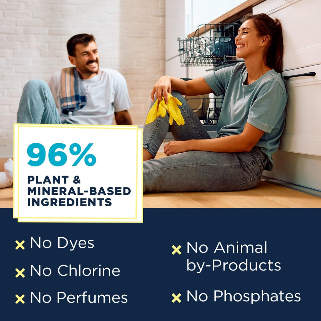 Nature Clean All Natural Dishwasher Pods, Plant-Based Non Toxic Dishwasher Detergent, Dishwashing Tough on Grease, Dish Pods for Dishwasher, 60 Count, Pack of 1