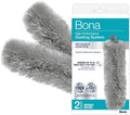 Bona Reusable Duster Refills - 2 Pack - High Performance Dusting System - Microfiber Dusters Remove Dust and Pet Hair for Whole-Home Cleaning