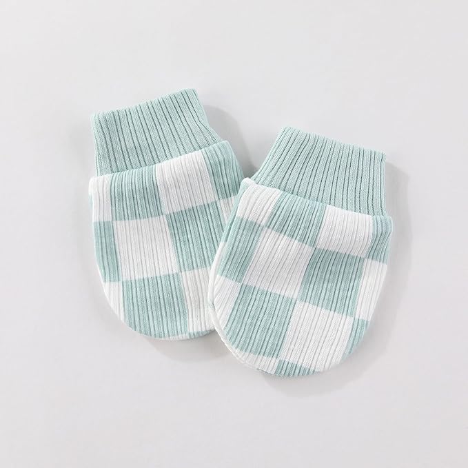 5 Pairs Baby Not Scratch Mittens 0-6 Months New Born Boy Girl Gloves Cute Infant Accessories