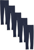 Amazon Essentials Girls and Toddlers' Leggings, Multipacks