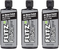 Flitz Multi Purpose Metal Polish Liquid - 3.4oz Bottle of USA-Made Tarnish Remover - For Aluminum, Chrome, Brass, Nickel, Silver - Non-Abrasive Metal Cleaner and Polish, Restorer (3 Pack)