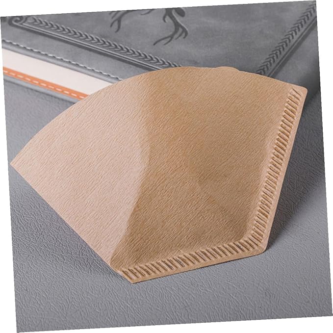 COHEALI 200pcs Unbleached Coffee Cone Filters for Coffee Makers High-efficiency Filter Paper for Rich Flavor Extraction Compatible with Drip Machines and Easy to Use Replacement Supplies