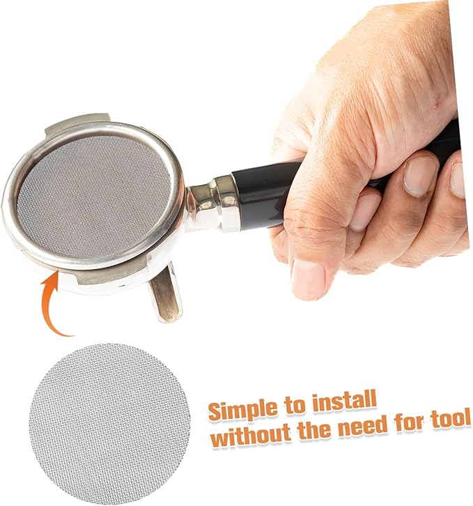 Tofficu Espresso Filter Extraction Mesh Coffee Clean Water Filter Compatible Coffee Machines