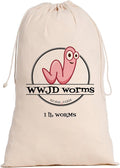 Red Wigglers Composting Worms - 1lb Red Worms for Composting Bin, for Plants or Gardening, Compost Worm for Soil Fertility & Worm Farm, Easy to Manage