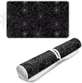 Spider Web Ironing Mat Black Heat Resistant Ironing Blanket Thick Portable Travel Ironing Pad for Table Top Washer and Dryer,Large Foldable Ironing Padding 32 x 16 Inch