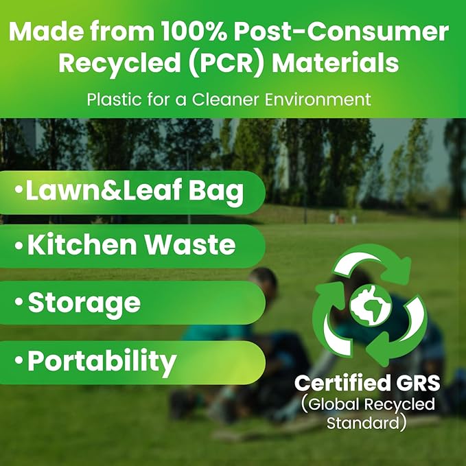 150 Count 55-60 Gallon Trash Bags, Large Garbage Bags Sturdy & Tear-Resistant Commercial Can Liners 55 Gallon, Large Black Trash Bags for Commercial, Lawn and Leaf Bags (150 Count)