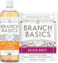 Branch Basics Concentrate + Oxygen Boost REFILL: Stain Remover and All Purpose Cleaner Duo | Bleach, Ammonia, Dye, and Fragrance Free (64 Loads, 33.8 oz Concentrate)