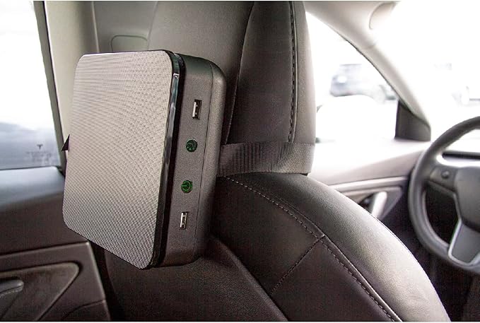 Greentech Environmental Active HEPA+ CAR with ODOGard - Advanced Air Purifier and Odor Eliminator with 2 Specialized HEPA Air Filters - Easy Set Up for Cars, Trucks, Vans and Rideshare Vehicles